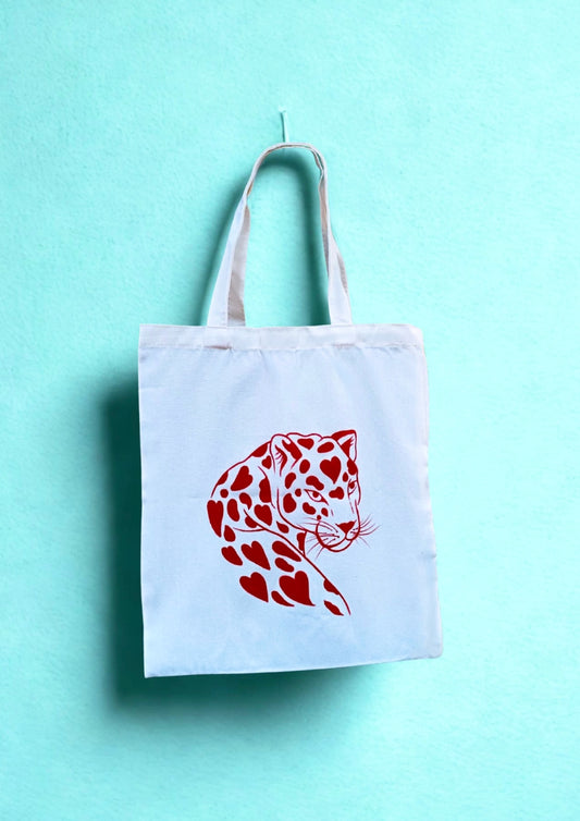 Hand-Painted Tote Bag